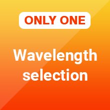 ONLY ONE Wavelength selection