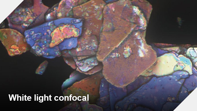 White light confocal