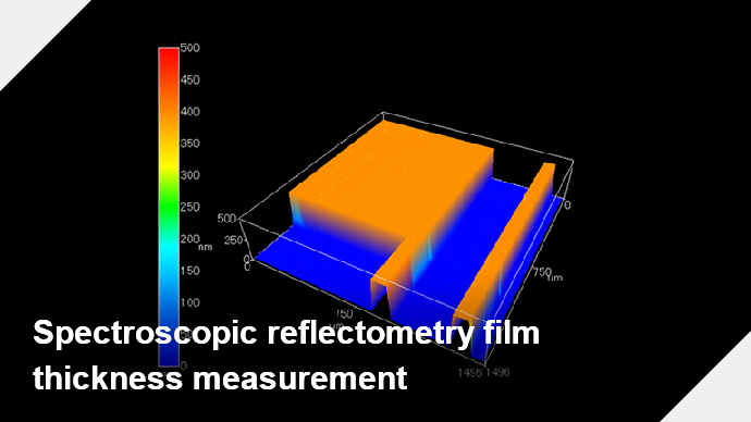 Spectroscopic reflectometry film thickness measurement